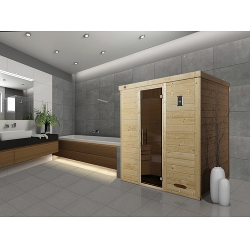 Bild von Sauna KEMI 3 GT ohne Ofen beige