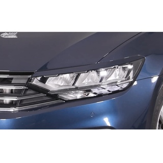 Scheinwerferblenden kompatibel mit Volkswagen Passat 3G B8 2014-2019 & 2019- (ABS), Unlackiert