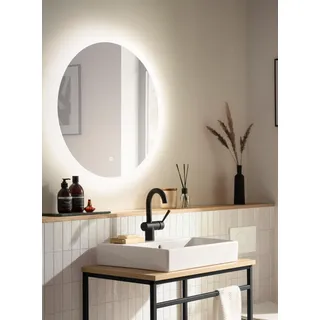Schildmeyer Stylife Badezimmerspiegel Mona rund 60x60x3 cm