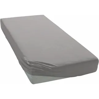 OTTO home Spannbettlaken Jersey 200 x 200 cm grau