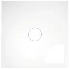 Bette Air Duschfliese mit Minimum-Wannenträger, 1000x900mm, 7351, Farbe: Edelweiss matt
