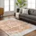 Syracusa groß Wohnzimmer Esszimmer Schlafzimmer Orientalischer e Style Carpet Living Room Bunter Muster Orange Beige und Rosa