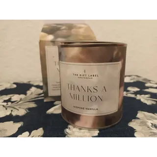 the gift label Amsterdam Duft Kerze 310g in Metalldose NEU Jasmine Vanilla