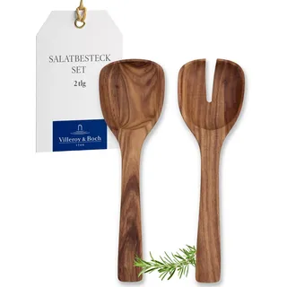 Villeroy & Boch Salatbesteck Artesano Original Braun, braun,