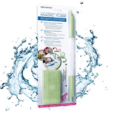 Benzing Water Technology Spültuchhalter für jedes Spülbecken Magic Tube Spar-Set mit Microfastertuch, Kunststoff, grün, A-512002500-MTS-G, 43cm