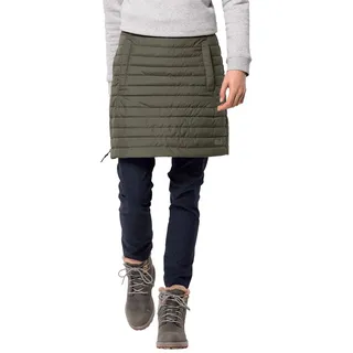 Jack Wolfskin Winterrock Iceguard (winddicht, warm wattiert, PFC-frei) dunkelgrün Damen