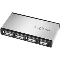 Bild USB 2.0 Hub mit Aluminiumgehäuse und inkl. Netzteil