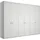 Drehtürenschrank Göteborg 295,2 x 216 x 58 cm Weiß