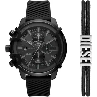 Diesel Griffed Quarz/Chrono Silikon 48 mm DZ4650SET
