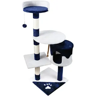 Nobleza B40303nez Kratzbaum - White / Blue - One Size