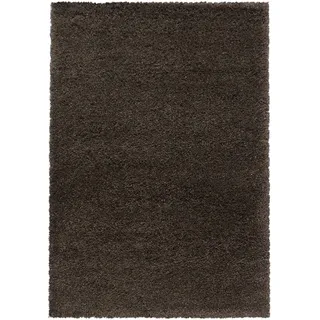 Ayyildiz FLUFFY 3500 Hochflorteppich 140 x 200 cm Braun