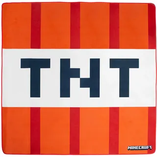 Phoenix Minecraft - Teppich 120x120cm, TNT Würfel Design, Rot