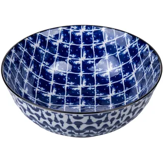 Villa d'Este Home Tivoli 1996 Schale aus Steingut, 1800 ml, doppeltes Dekor, Confusion