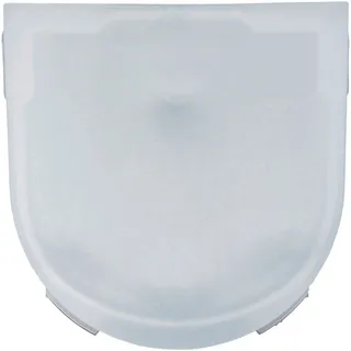 Burg Wächter Burg-Wächter Deckel für Zeitungsbox, Seitenabdeckung zum Schutz vor dem Wetter, zum Nachrüsten, S-Deckel, SD 2 U SB, 100 x 100 mm, U-Form, milchig weiß