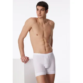 Slip SCHIESSER "Original Classics", Herren, Gr. 9, weiß (100, weiß), Feinripp, Obermaterial: 100% Baumwolle, körpernah, Unterhosen Slip, mit Eingriff, Feinripp, ohne störende Seitennähte