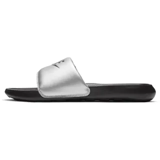 Nike Damen Victori One Badepantolette, Black Black Metallic Silver Dark, 36.5 EU