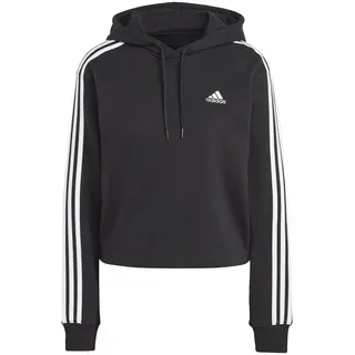 Adidas IC8767 W 3S FT CR HD Sweatshirt Damen Black/White S