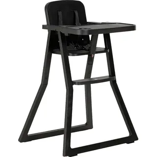 Puck Plain Kinderstuhl Schwarz | Esszimmerstuhl Kleinkind - Schwarz