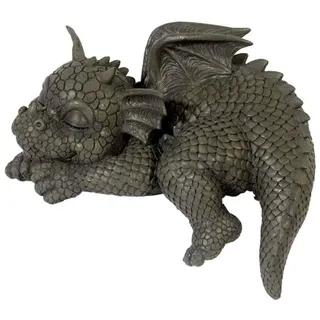 MystiCalls by Mayer Chess Gartendrache Kantenhocker schaut nach links! Garten! Figur! Drache!