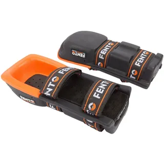 fento Max Knieschoner Schwarz/Orange One Size