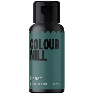 Colour Mill Aqua Blend Food Colouring Ocean: Flüssige Lebensmittelfarbe auf Wasserbasis - 20 ml
