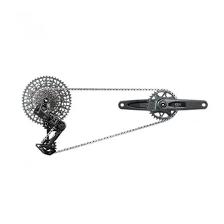 Sram Gx Eagle Transmission Axs Fahrradkomponentengruppe - Black - 175 mm 32t