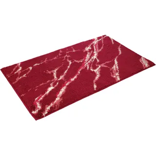 VOSSEN Badteppich Rot 120 x 70 cm