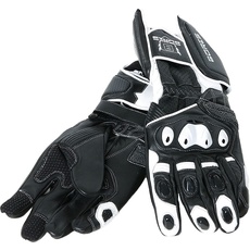 Bild von Race Motorradhandschuhe, Rindsleder, Schwarz-Weiss, Größe 11