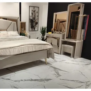 Kosmetiktisch Frisiertisch Schminkkommode Beauty-Tisch Konsole Schminkkonsole - Beige