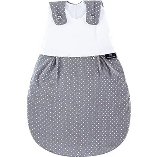 Außenschlafsack LIEBMICH Pünktchen grau, 56/62