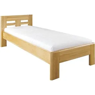 Holzbett Doppelbett 100x200 cm Neu JVmoebel - Beige