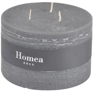 homea 6bpc022gf Kerze Zylindrische Paraffin anthrazit 12,5 x 12,5 x 8 cm