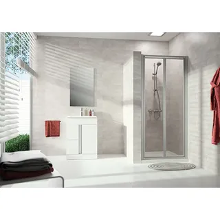 HÜPPE Alpha 2 Pendeltür, 1200x1900mm, vollgerahmt, A24506087321, Duschkabine: Profilfarbe silber matt Glas ESG klar