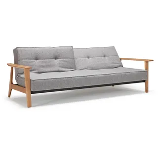 Klappsofa Splitback Frej Innovation Living grau, Designer Oliver Weiss Krogh, Per Weiss, 234 cm. hinter 224x79x90 cm