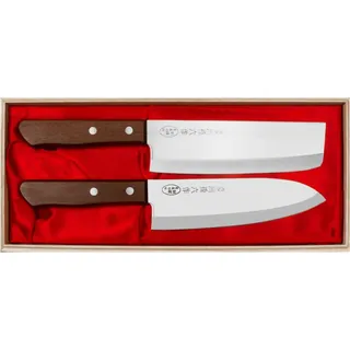 Satake Tomoko Santoku + Nakiri-Set HG8373W - Silber