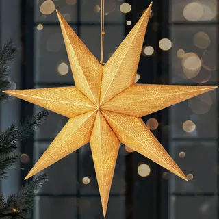 Brubaker Adventsstern 60 cm Gold