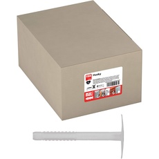 Bild Dämmstoffdübel Husky, Schlagdübel mit Kunststoffnagel, 50 Stück, 02210246, Weiß