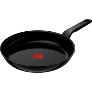 Tefal Renew Black Koekenpan 28 cm Zwart - Schwarz