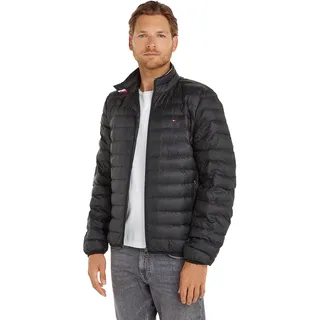 Tommy Hilfiger Herren Jacke Übergangsjacke, Schwarz (Black), S