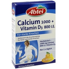 Bild Calcium 1000 + Vitamin D3 800 I.E. Kautabletten 30 St.