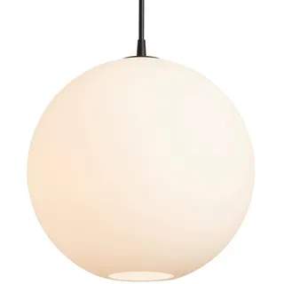 Belid Hängeleuchte , Opal, Schwarz , Metall, Glas , rund , 39.4 cm , Ce , Lampen & Leuchten, Leuchtenserien
