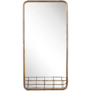 Beliani Wandspiegel Gold