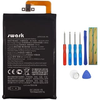 Swark BAT-63108-003 Replacement Akku Kompatibel mit BlackBerry Keyone 3400mAh with Tools