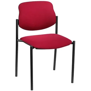 NOWY STYL Styl 4er Set ohne Armlehnen bordeaux / schwarz