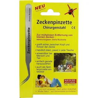 Pharma Brutscher Zeckenpinzette Chirurgenstahl/Weiß