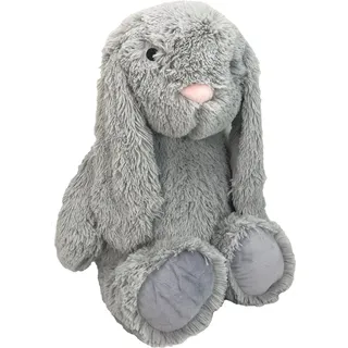 Plüschtier Kuscheltier Hase grau Madchen Junge XXL 88cm Baby Kinder Kissen