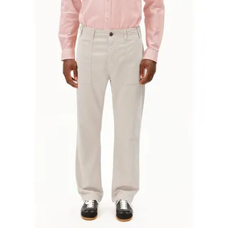 BAUMWOLLL-LEINEN-HOSE | Bio-Baumwoll-Mix - beige (30)