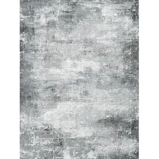 PONY DANCE Teppich Schlafzimmer 120x160 cm Dünner und Weicher Kurzflor Teppich Waschbar in Waschmaschine für Wohnzimmer/Esszimmer/Küche, Graue Intuition