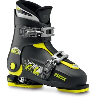 ROCES Idea Up Kinder Skischuhe Schwarz/Grün 30/35