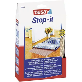 Tesa Teppichunterlage & Anti-Rutschpad Beige